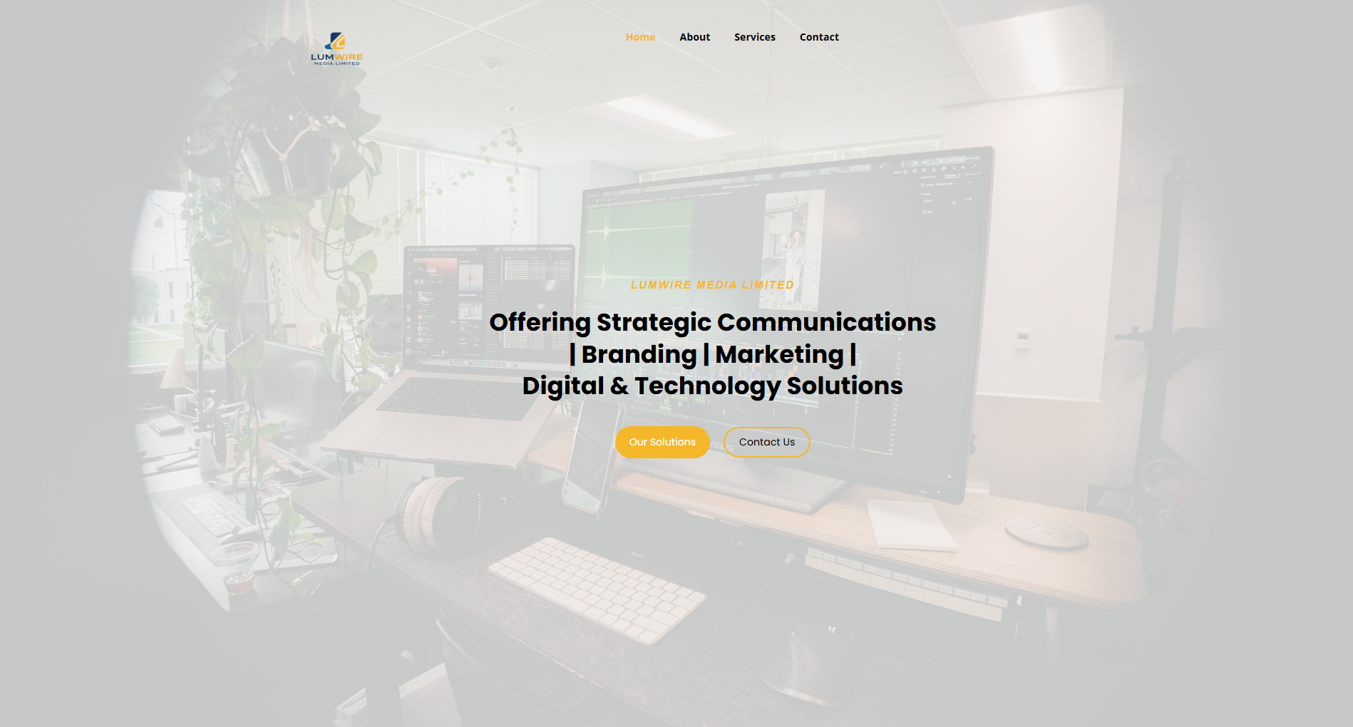 Media website example